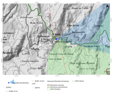 QGIS composition for photo direction