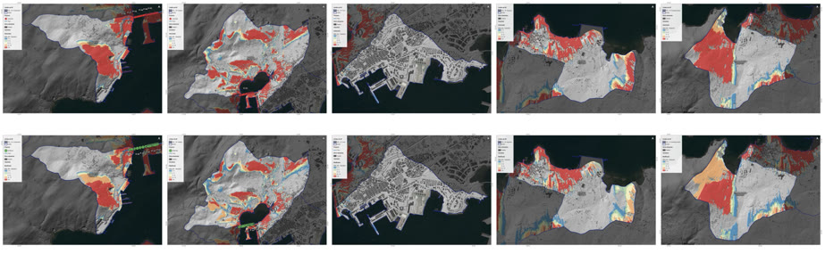 QGIS visibility analysis by polygons