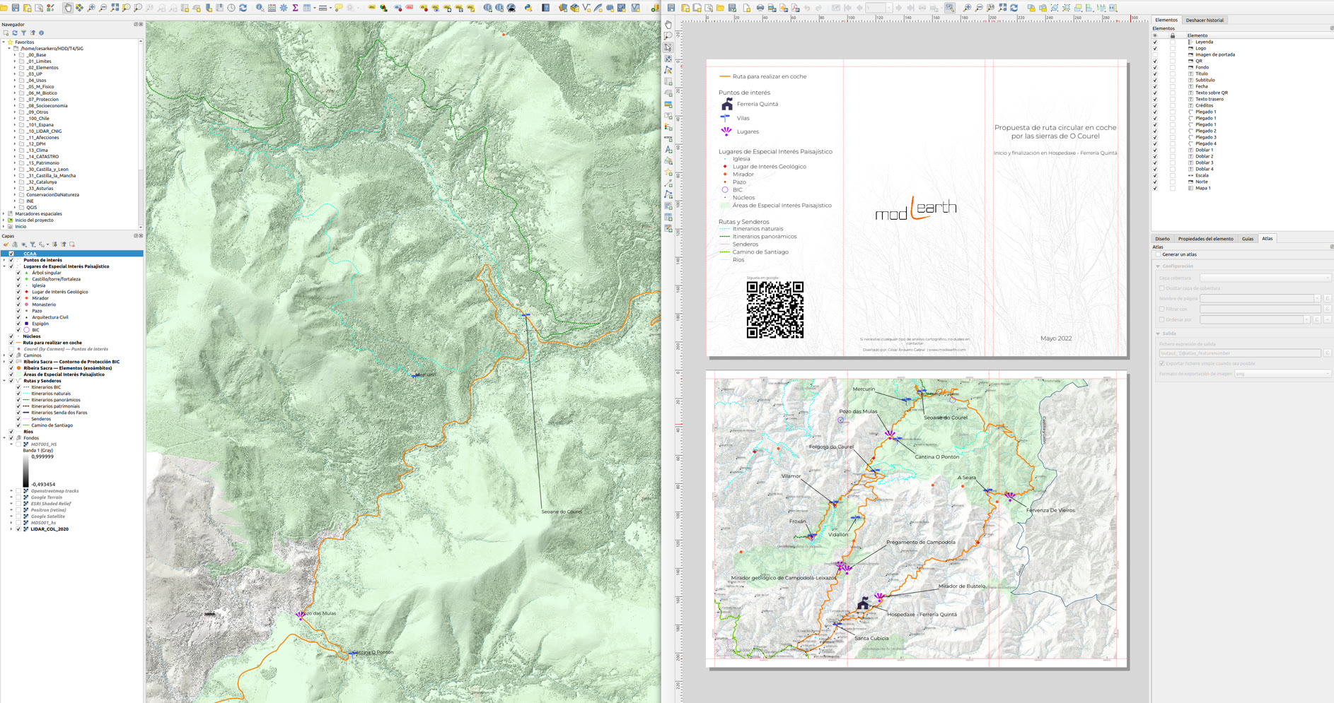 QGIS - Route design