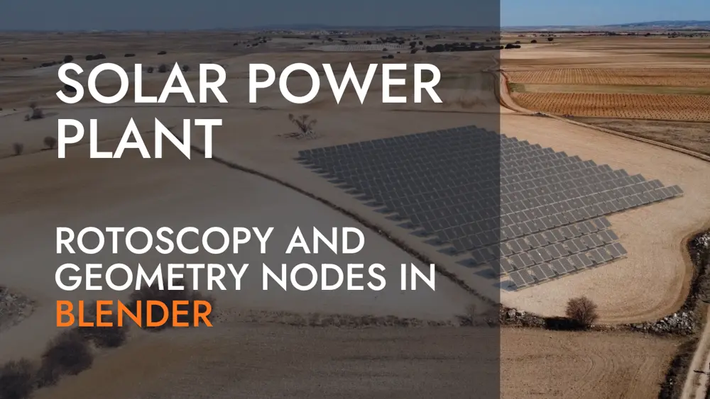 How to Create a Realistic Solar Power Plant on Flat Terrain with Motion Tracking