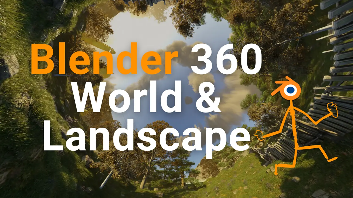 Creating immersive 360-degree worlds and landscapes in Blender